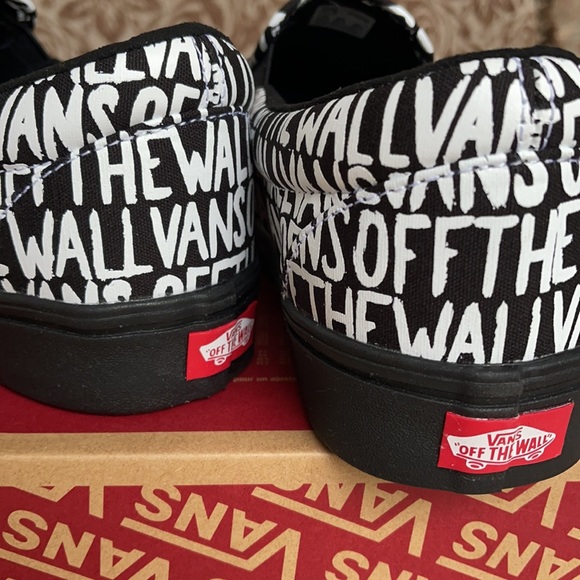 Vans COMFYCUSH Slip On Brush Black/True White men’ - Picture 15 of 16